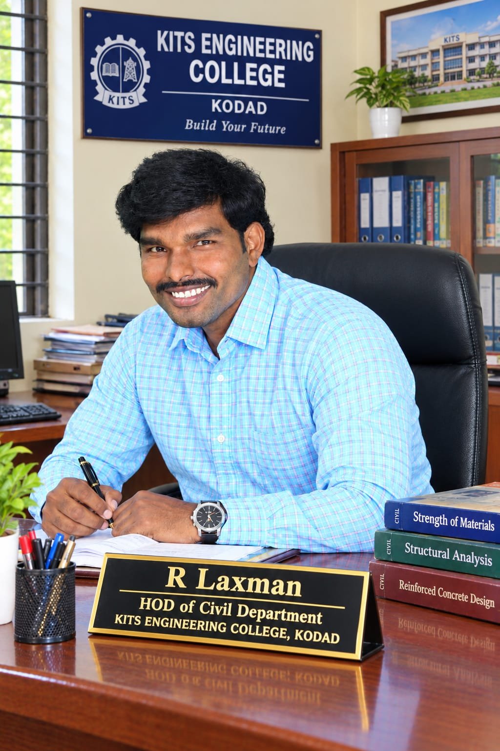 R. Laxman, Head of the Department of Civil Engineering
