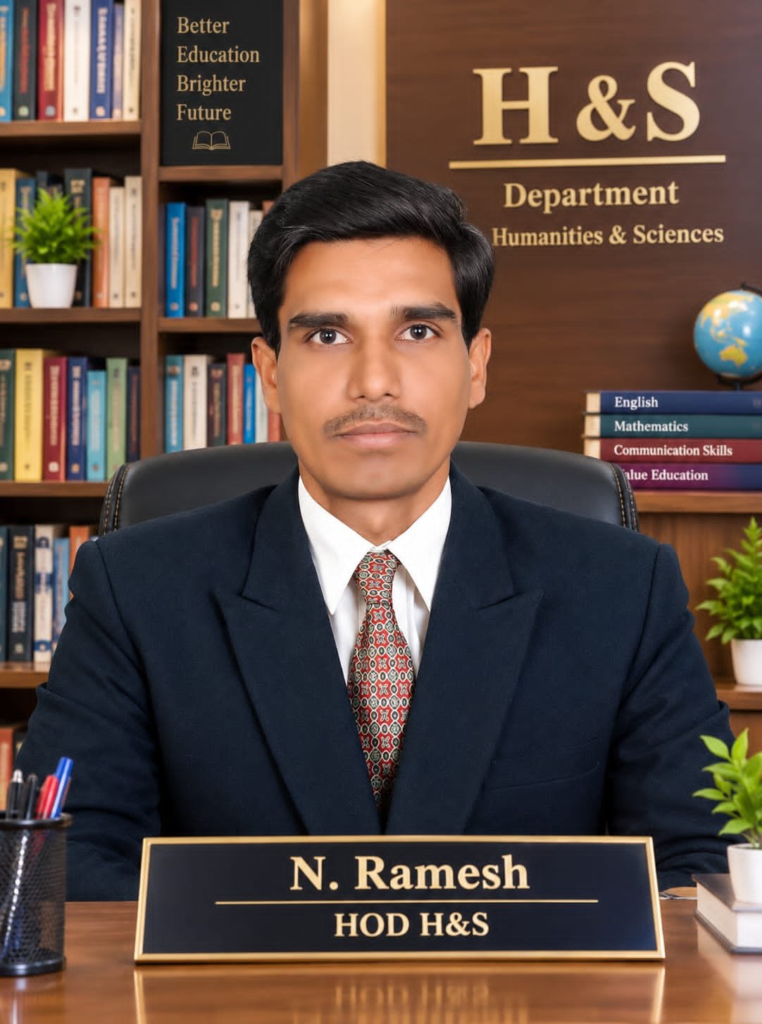 N. Ramesh, Head of the Department of Humanities and Sciences
